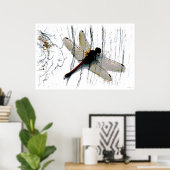 Dragonfly Art Fotografie Poster (Heimbüro)