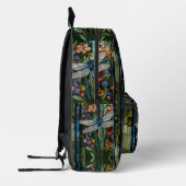 Dragonfly Art Malerei botanischer boho chic Wald Bedruckter Rucksack (Links)