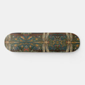Dragonfly art painting botanical boho chic forest skateboard (Horizontal)