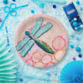Dragonfly Art Pappteller (Party)