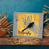 Dragonfly Art Plaque Fotoplatte (Seite)