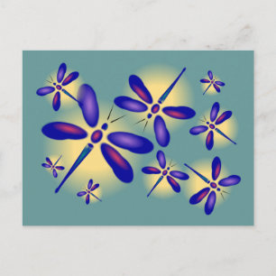 Dragonfly Art Postkarte