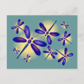 Dragonfly Art Postkarte (Vorderseite)