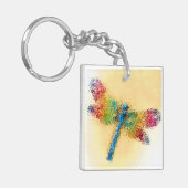 Dragonfly Art Schlüsselanhänger (Vorderseite links)