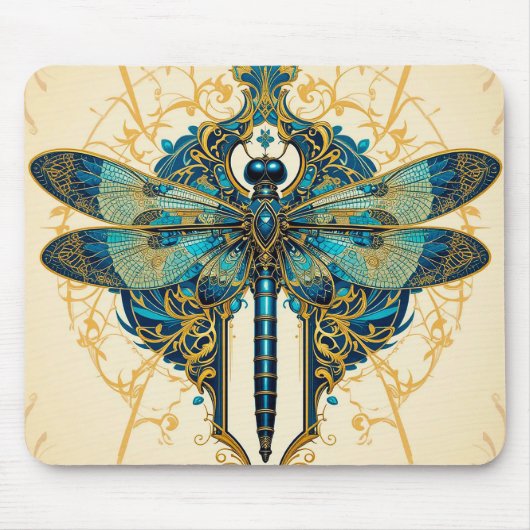Dragonfly-Artwork Mousepad (Vorne)