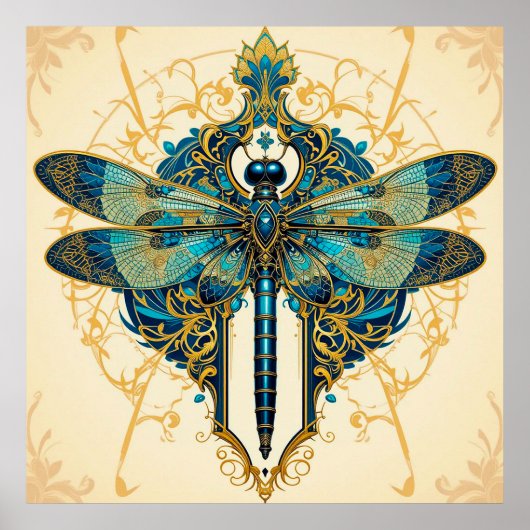 Dragonfly-Artwork Poster (Vorne)