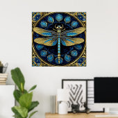 Dragonfly-Artwork Poster (Heimbüro)
