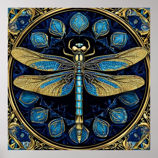 Dragonfly-Artwork Poster (Vorne)