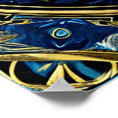 Dragonfly-Artwork Poster (Ecke)