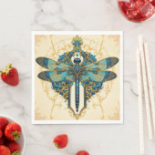 Dragonfly-Artwork Serviette (Beispiel)