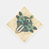 Dragonfly-Artwork Serviette (Ecke)