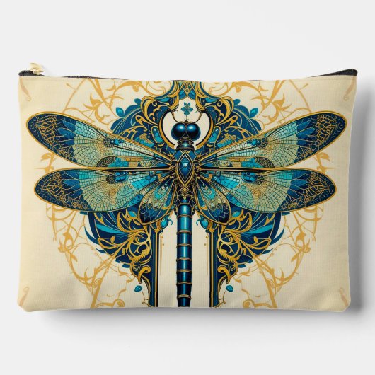 Dragonfly-Artwork Zubehörtasche (Vorderseite)
