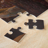 Dragonfly auf der Blume von Dusk Art Puzzle (Seite)