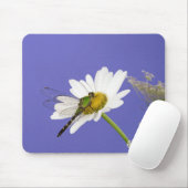 Dragonfly auf der White Daisy Mousepad (Mit Mouse)