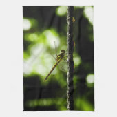 Dragonfly auf Grün - Küchentücher (Vertikal)