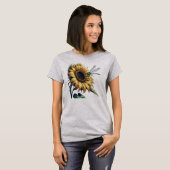 DRAGONFLY AUF SUNfLOWER T-Shirt (Vorne ganz)