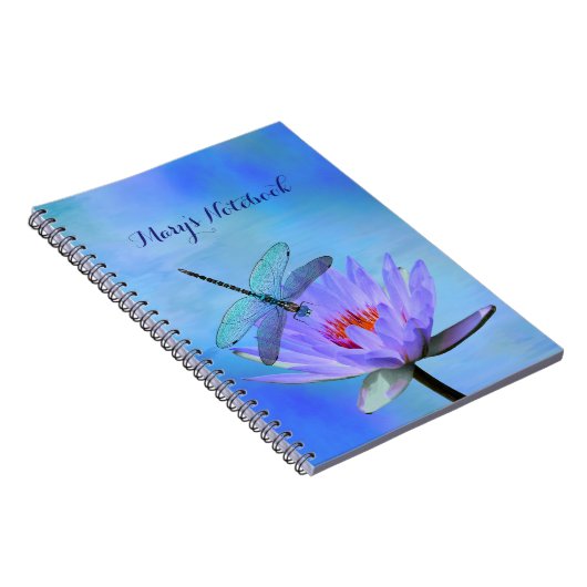 Dragonfly auf Water Liability Notebook Notizblock (Rechte Seite)