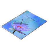 Dragonfly auf Water Liability Notebook Notizblock (Linke Seite)