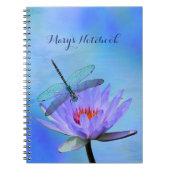 Dragonfly auf Water Liability Notebook Notizblock (Vorderseite)