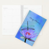 Dragonfly auf Water Lily Planner Planer (Anzeige)