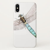 Dragonfly auf Weiß Case-Mate iPhone Hülle (Rückseite)