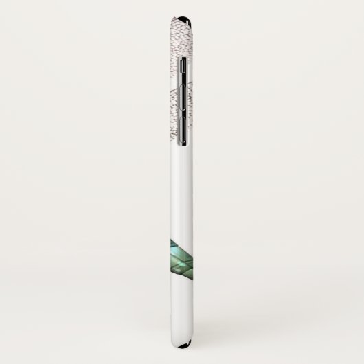 Dragonfly auf Weiß Case-Mate iPhone Hülle (Hinten/Links)