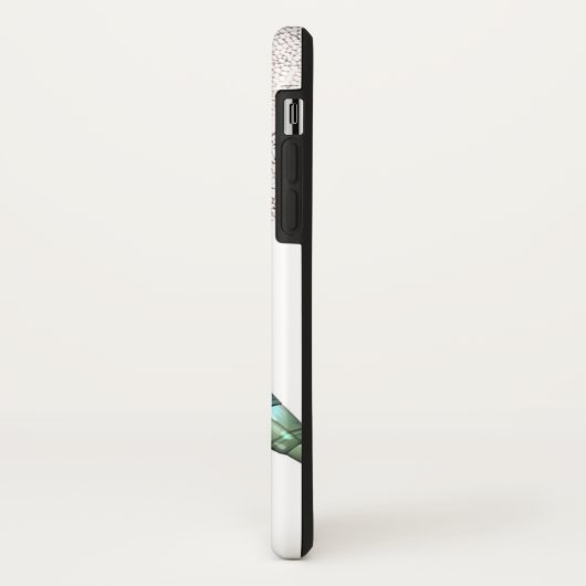 Dragonfly auf Weiß Case-Mate iPhone Hülle (Hinten/Links)