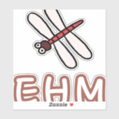 Dragonfly Aufkleber (Blatt)