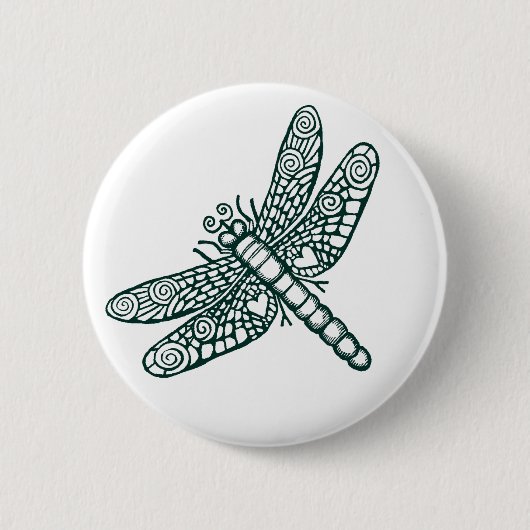 Dragonfly - B&W Button (Vorderseite)