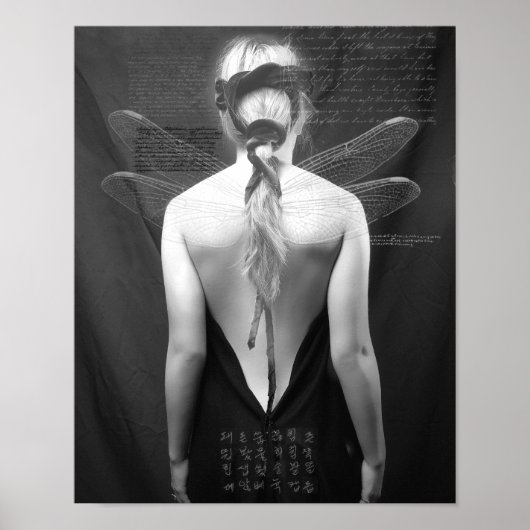Dragonfly back 2 Print Poster (Vorne)
