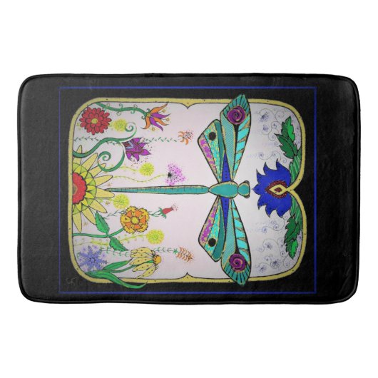 Dragonfly Badematte (Vorderseite)