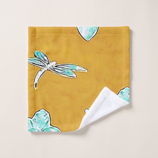 Dragonfly Badhandtuch Set (Waschlappen)