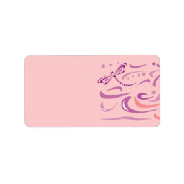 DRAGONFLY Bat Mitzvah Rücksendeadresse Adressaufkleber