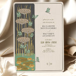 Dragonfly Belle Epoque Art Nouveau Wedding Einladung<br><div class="desc">Genießen Sie den Geist der Romantik und des künstlerischen Ausdrucks mit unserer "Belle Epoque Art Nouveau Dragonfly Wedding Invitation". Diese Karte zeichne Inspiration aus der Zeit der Belle Epoque und erfasst die exquisite und dynamische Kunst des Jugendstils. Ein ruhiger Teich, gerahmt von einer Melange blühender Blume, wird zu einer Tanzfläche...</div>