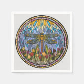 Dragonfly-beschichtetes Glas Serviette (Vorderseite)
