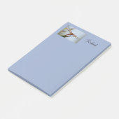 Dragonfly Blue Personalisiert Post It Notes 4x6 Post-it Klebezettel (angewinkelt)