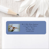 Dragonfly Blue Personalisierte Rücksendeadressen-A (Insitu)