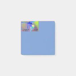 Dragonfly Blues Spirit Tracks 3x3 Post-it Klebezettel