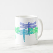 Dragonfly-Blues-Tasse Kaffeetasse (VorderseiteRechts)