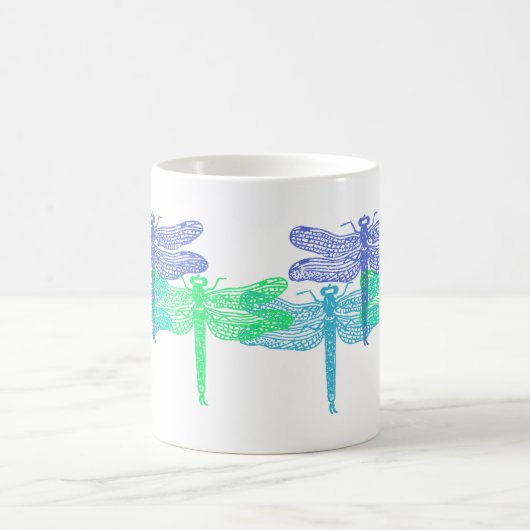 Dragonfly-Blues-Tasse Kaffeetasse (Mittel)