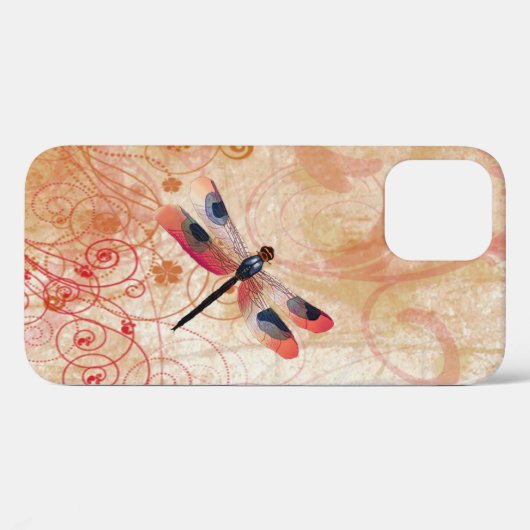 Dragonfly Blüh iPhone 12 Fall Case-Mate iPhone Hülle (Rückseite (Horizontal))