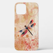 Dragonfly Blüh iPhone 12 Fall Case-Mate iPhone Hülle (Rückseite)