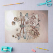 Dragonfly-Blume Seidenpapier (Basteln)
