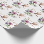 Dragonfly | Breathe Geschenke Wrap Geschenkpapier (Ecke)