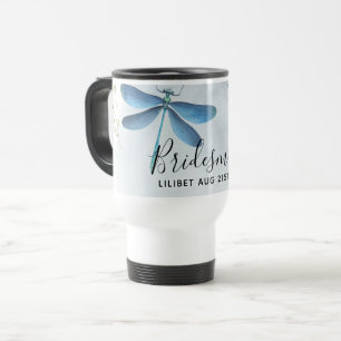 DragonFly BRIDESMAID Brautparty Personalisiert Reisebecher