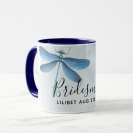 DragonFly BRIDESMAID Brautparty Personalisiert Tasse