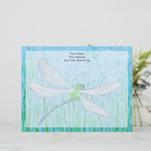 Dragonfly Briefbogen (Stehend Vorderseite)
