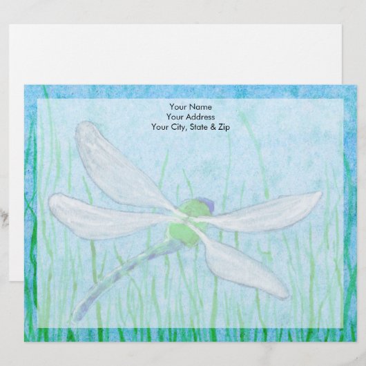 Dragonfly Briefbogen (Vorne/Hinten)