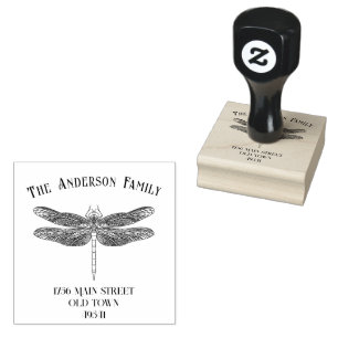 Dragonfly-Briefmarke Gummistempel