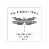 Dragonfly-Briefmarke Gummistempel (Prägung)